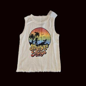 Stranger things Netflix Girls Size Small Tank Top NEW WITH TAGS